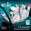 RESKIT RSF48-0166 A-10C Thunderbolt II pilot sitting in ejection seat ACES II (1 pcs) (3D Printed) (1/48)